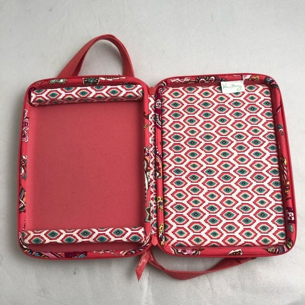 Vera Bradley Call Me Coral multicolor crossbody tablet case